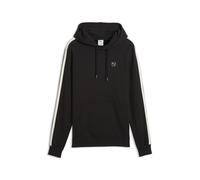 Hoodie PUMA "Essentials Elevated Fleece Hoodie Herren", Herren, Gr. XL, schwarz (schwarz warm weiß), Obermaterial: 100% Baumwolle. Kapuzenfutter: 100% Baumwolle. Rippe: 97% Baumwolle, 3% Elasthan, nor