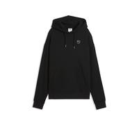 Hoodie PUMA "Essentials Elevated Hoodie Damen", Damen, Gr. L, schwarz, Obermaterial: 100% Baumwolle. Kapuzenfutter: 100% Baumwolle. Rippe: 97% Baumwolle, 3% Elasthan, comfort fit, Sweatshirts Hoodie (