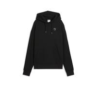 Hoodie PUMA "Essentials Elevated Hoodie Damen", Damen, Gr. S, schwarz, Obermaterial: 100% Baumwolle. Kapuzenfutter: 100% Baumwolle. Rippe: 97% Baumwolle, 3% Elasthan, comfort fit, Sweatshirts Hoodie (