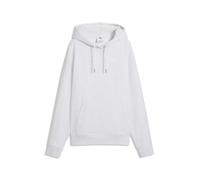 Hoodie PUMA "Essentials Elevated Hoodie Damen", Damen, Gr. S, weiß glow heather, Obermaterial: 100% Baumwolle. Kapuzenfutter: 100% Baumwolle. Rippe: 97% Baumwolle, 3% Elasthan, comfort fit, Sweatshirt