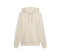 Hoodie PUMA "Essentials Elevated Hoodie Herren", Herren, Gr. S, alpine snow weiß, Obermaterial: 100% Baumwolle; Kapuzenfutter: 100% Baumwolle; Rippe: 3% Elasthan, 97% Baumwolle, normal, Sweatshirts Ho