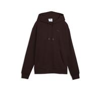 Hoodie PUMA "Essentials Elevated Standard Hoodie Damen", Damen, Gr. L, braun (chocolate fondue braun), Obermaterial: 66% Baumwolle, 32% Polyester, 2% Elasthan. Kapuzenfutter: 100% Baumwolle, Sweatshir
