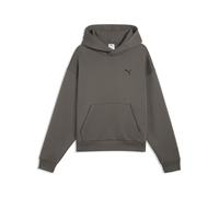 Hoodie PUMA "Essentials Heavy Fleece Boxy Oversized Hoodie Herren", Herren, Gr. M, mouse gray beige, Obermaterial: 50% Polyester, 50% Baumwolle. Seitentasche - Oben: 100% Baumwolle, oversize, Sweatshi
