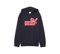 Hoodie PUMA "Essentials Logo Lab Relaxed Hoodie Jungen", Kinder, Gr. 164, new navy blau, Obermaterial: 68% Baumwolle, 32% Polyester. Kapuzenfutter: 100% Baumwolle. Rippe: 97% Baumwolle, 3% Elasthan, r