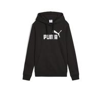 Hoodie PUMA "Essentials No. 1 Logo Comfort Hoodie Damen", Damen, Gr. S, schwarz, Obermaterial: 34% Polyester, 66% Baumwolle. Kapuzenfutter: 100% Baumwolle. Rippe: 3% Elasthan, 97% Baumwolle, comfort f