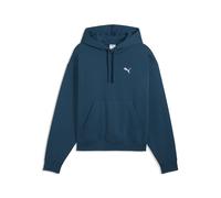Hoodie PUMA "Essentials Oversized Hoodie Herren", Herren, Gr. M, blau (midnight petrol blau), Obermaterial: 34% Polyester, 66% Baumwolle. Kapuzenfutter: 100% Baumwolle. Rippe: 97% Baumwolle, 3% Elasth