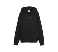 Hoodie PUMA "Essentials Script Hoodie Damen", Damen, Gr. L, schwarz, Obermaterial: 68% Baumwolle, 32% Polyester. Kapuzenfutter: 100% Baumwolle. Ärmelbund: 3% Elasthan, 97% Baumwolle. Oberer Bund: 3% E