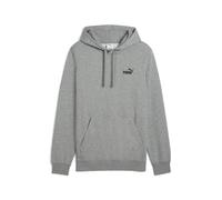 Hoodie PUMA "Essentials Small No. 1 Logo Hoodie Herren", Herren, Gr. M, medium gray heather, Obermaterial: 34% Polyester, 66% Baumwolle; Kapuzenfutter: 100% Baumwolle; Rippe: 97% Baumwolle, 3% Elastha