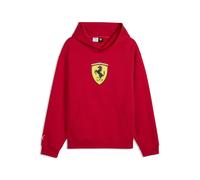 Hoodie PUMA "Ferrari Coloured Shield Fleece Hoodie Herren", Herren, Gr. XXL, rosso corsa rot, Obermaterial: 68% Baumwolle, 32% Polyester. Rippe: 97% Baumwolle, 3% Elasthan, relaxed fit, Sweatshirts Ho