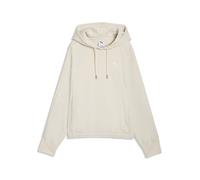 Hoodie PUMA "HER Oversized Hoodie Damen", Damen, Gr. L, alpine snow weiß, Obermaterial: 68% Baumwolle, 32% Polyester; Kapuzenfutter: 100% Baumwolle; Rippe: 3% Elasthan, 97% Baumwolle, oversize, Sweats