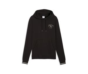 Hoodie PUMA "PUMA Class Graphic Hoodie Herren", Herren, Gr. M, schwarz, Obermaterial: 68% Baumwolle, 32% Polyester. Kapuzenfutter: 100% Baumwolle. Rippe: 3% Elasthan, 97% Baumwolle, normal, Sweatshirt