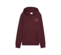 PUMA Class Graphic Hoodie Youth, Shop, Ruby Shimmer, 11-12Y Red