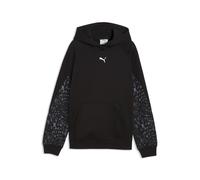 Hoodie PUMA "PUMA Sport Animal Fleece-Hoodie Mädchen", Kinder, Gr. 164, schwarz, Obermaterial: 68% Baumwolle, 32% Polyester. Kapuzenfutter: 100% Baumwolle. Rippe: 97% Baumwolle, 3% Elasthan, normal, S