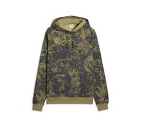 Hoodie PUMA "PUMA Sport Camo Fleece Hoodie Herren", Herren, Gr. L, chai latte braun, Obermaterial: 34% Polyester, 66% Baumwolle. Kapuzenfutter: 100% Baumwolle. Rippe: 97% Baumwolle, 3% Elasthan. Seite