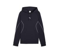 Hoodie PUMA "PUMA Sport Hoodie Herren", Herren, Gr. XS, new navy blau, Obermaterial: 38% Baumwolle, 10% Viskose, 47% Polyester, 5% Elasthan. Kapuzenfutter: 100% Baumwolle, normal, Sweatshirts Hoodie (
