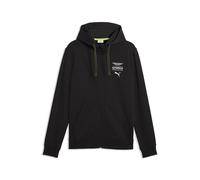 Hoodie PUMA "PUMA x ASTON MARTIN ARAMCO F1 TEAM Essentials Hoodie Herren", Herren, Gr. M, schwarz, Obermaterial: 68% Baumwolle, 32% Polyester; Kapuzenfutter: 100% Baumwolle; Rippe: 97% Baumwolle, 3% E