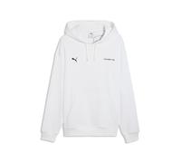 Hoodie PUMA "PUMA x PORSCHE LEGACY Sau Hoodie Herren", Herren, Gr. XL, weiß, Obermaterial: 67% Baumwolle, 33% Polyester. Kapuzenfutter: 100% Baumwolle. Rippe: 3% Elasthan, 97% Baumwolle, normal, Sweat
