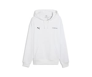 Hoodie PUMA "PUMA x PORSCHE LEGACY Sau Hoodie Herren", Herren, Gr. XL, weiß, Obermaterial: 67% Baumwolle, 33% Polyester. Kapuzenfutter: 100% Baumwolle. Rippe: 3% Elasthan, 97% Baumwolle, normal, Sweat