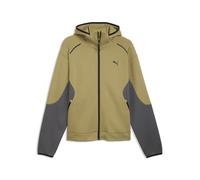 Hoodie PUMA "PUMATECH Relaxed Kapuzenjacke Herren", Herren, Gr. M, chai latte braun, Obermaterial: 77% Baumwolle, 23% Polyester. Unteres Futter: 100% Baumwolle. Seitentasche - Oben: 100% Baumwolle. Se
