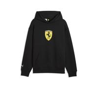 Hoodie PUMA "Scuderia Ferrari Shield Hoodie Herren", Herren, Gr. L, schwarz, Obermaterial: 68% Baumwolle, 32% Polyester. Kapuzenfutter: 100% Baumwolle. Rippe: 97% Baumwolle, 3% Elasthan, relaxed fit,