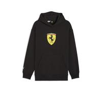 Hoodie PUMA "Scuderia Ferrari Sportswear Shield Hoodie Herren", Herren, Gr. L, schwarz, Obermaterial: 32% Polyester, 68% Baumwolle; Kapuzenfutter: 100% Baumwolle; Rippe: 3% Elasthan, 97% Baumwolle, re