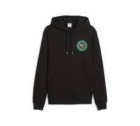 Hoodie PUMA "Sunset Drive Hoodie Herren", Herren, Gr. XL, schwarz, Obermaterial: 32% Polyester, 68% Baumwolle; Kapuzenfutter: 100% Baumwolle; Rippe: 4% Elasthan, 96% Baumwolle, normal, Sweatshirts Hoo