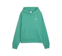 Hoodie PUMA "Wardrobe Essentials Boxy Fleece Hoodie Herren", Herren, Gr. XL, vibrant grün, Obermaterial: 66% Baumwolle, 34% Polyester. Seitentasche - Oben: 100% Baumwolle, Sweatshirts Hoodie (65987842