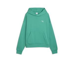 Hoodie PUMA "Wardrobe Essentials Boxy Fleece Hoodie Herren", Herren, Gr. XXL, vibrant grün, 66% Baumwolle, 34% Polyester, Sweatshirts Hoodie (65987842-XXL) vibrant grün