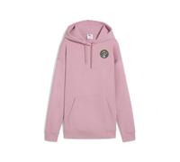 Puma Wardrobe Essentials Sports Legacy Relaxed Graphic Hoodie Damen | Mit Plain | Poised Pink | Größe: XS Pink