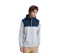 Hoodie QUIKSILVER "Keller Block Zip", Herren, Gr. S, schwarz navy, Obermaterial: 100% Polyester., Sweatshirts Hoodie (26479316-S) schwarz navy