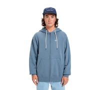 Quiksilver Herren Hoodie Salt Water Zip Hoodie – Baumwolle, Regular Fit, Blau, Größe L