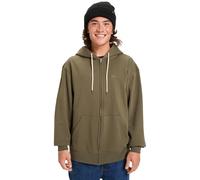 Quiksilver Sweatjacke Herren Regular Fit Baumwolle grün, S
