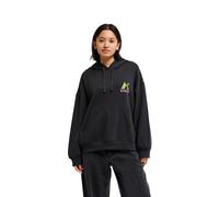 Hoodie QUIKSILVER "Standard", Damen, Gr. L, schwarz (tarmac), Obermaterial: 100% Baumwolle., Sweatshirts Hoodie (97353434-L) tarmac