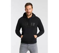 Hoodie REPLAY, Herren, Gr. 3XL, schwarz, Sweatware, Obermaterial: 100% Baumwolle, regular fit normal, ohne Ausschnitt, elastischer Bund, Sweatshirts Hoodie (25510205-XXXL) schwarz