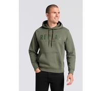 Hoodie REPLAY, Herren, Gr. M, army grün, Sweatware, Obermaterial: 100% Baumwolle, regular fit normal, ohne Ausschnitt, elastischer Bund, Sweatshirts Hoodie (84631316-M) army grün