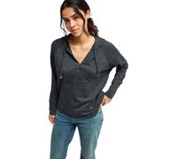 Kapuzensweatshirt ROXY "Destination Surf", Damen, Gr. S, grau (anthrazit), [Hauptstoff] 55% Baumwolle, 45% Polyester, Langarm, Sweatshirts (69450369-S) anthrazit