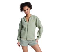 Hoodie ROXY "Rise & Vibe", Damen, Gr. XS, oil grün, Obermaterial: 53% Microfaser, 44% Walkfrottier, 3% Elasthan;, Sweatshirts Hoodie (44381760-XS) oil grün