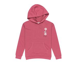 Hoodie ROXY "Surf Feeling", Mädchen, Gr. 8(125-130cm), rosa (heather rose), Obermaterial: 60% Baumwolle, 40% Polyester., Sweatshirts Hoodie (30161208-8) heather rose