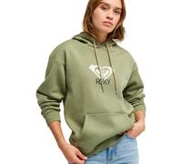 Hoodie ROXY "Surf Stoked Brushed Art", Damen, Gr. XXL, oil grün, Obermaterial: 60% Walkfrottier, 40% Microfaser;, Sweatshirts Hoodie (95169557-XXL) oil grün