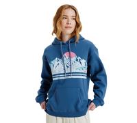 Kapuzensweatshirt ROXY "Surf Stoked Brushed Vt", Damen, Gr. XS, blau (vintage indigo), 60% Baumwolle, 40% Polyester, Langarm, Sweatshirts (70756843-XS) vintage indigo