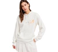 Hoodie ROXY "Surf Stoked Terry Vint", Damen, Gr. XS, weiß (coconut milk), Obermaterial: 60% Baumwolle, 40% Polyester., Sweatshirts Hoodie (46267054-XS) coconut milk