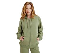 Roxy Zip-Hoodie Surf Stoked Zipped Brushed – Damen Gr. S, oliv