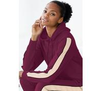 Hoodie S.OLIVER "- Kapuzensweatshirt" Gr. 40/42, rot (dunkelrot) Damen Sweatshirts (79553566-40) dunkelrot