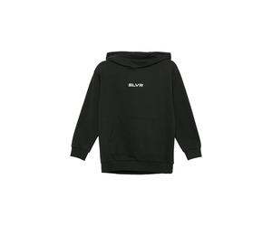 Hoodie S.OLIVER JUNIOR, Jungen, Gr. 158/164, schwarz, Sweatware, Obermaterial: 100% Polyamid, unifarben, regular fit taillenbedeckt, ohne Ausschnitt, Rippbündchen, Sweatshirts Hoodie, mit Kapuze (4741
