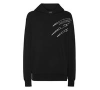 Sweatshirt PLEIN SPORT "Scratch", Herren, Gr. 5XL, 0270, schwarz, silber, Obermaterial: 88% Baumwolle, 12% Polyester, Sweatshirts (35870411-5XL) 0270, schwarz, silber