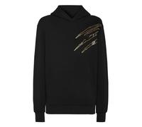 Sweatshirt PLEIN SPORT "Scratch", Herren, Gr. XS, 0293, schwarz, lightgold, Obermaterial: 88% Baumwolle, 12% Polyester, Sweatshirts (75710404-XS) 0293, schwarz, lightgold