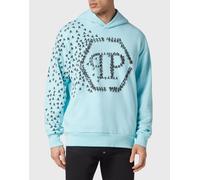 Philipp Plein - Hoodie Skull&Bones - Größe XL - blau