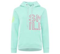 Hoodie SMILE 2.0 Zwillinsgherz mint/ neon pink- in fünf Größen XL
