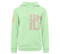 Hoodie SMILE 2.0 Zwillinsgherz neongrün/ pink M