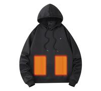 Hoodie Sweatshirt Herren Damen Beheizbare Pullover mit Kapuzenjacke Winter Warm Heizmantel Beheizbare Sweatshirt mit Kapuze USB Elektrisch Jacke Beheizbare Hoodie Damen Beheizbare Pullover Herren